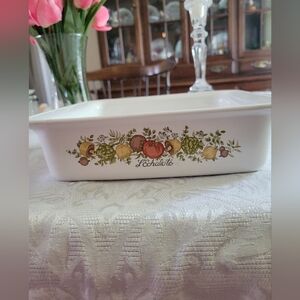 VTG L'Echalote Corning Ware Square Baking Dish EUC